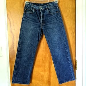 Levi's 80's STUDENT fit vintage jeans medium dark wash 25 or 26